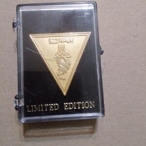 Limited Edition Gold and Black Pin